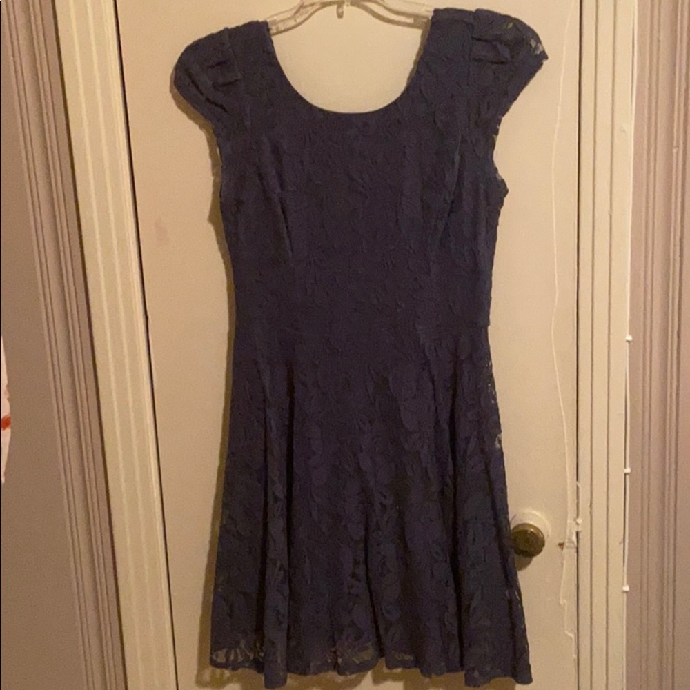 *SOLD* Blue Lace Dress